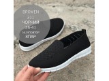 Мокасіни жіночі-BROMEN-33-311 Чорні.Ростовка 8 пар.36-41+38+39